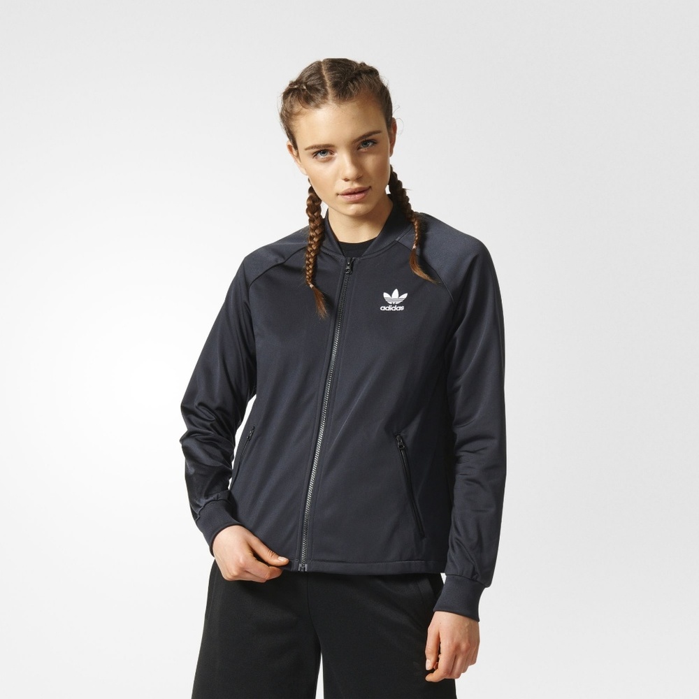 Adidas Originals Women's Poster Superstar jacket-size S - Picture 2 of 7